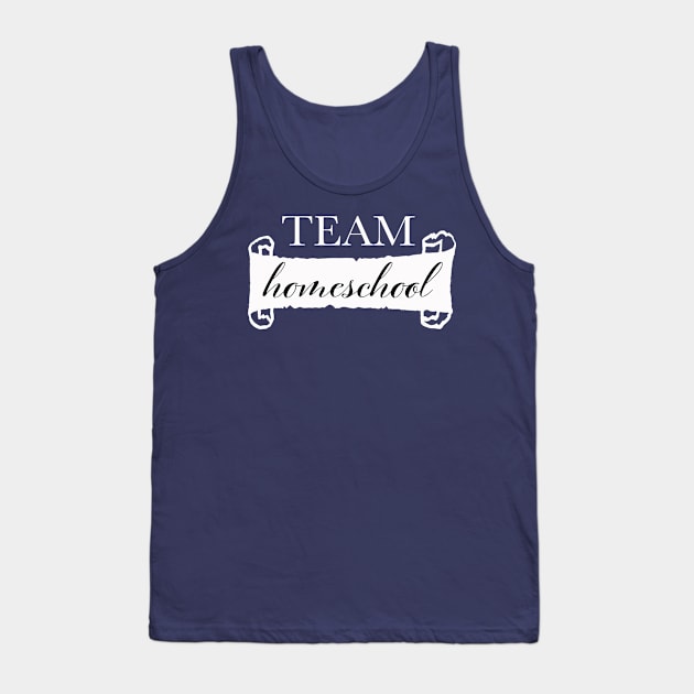 Team Homschool Tank Top by Homeschool Helper